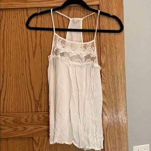 White summer tank top